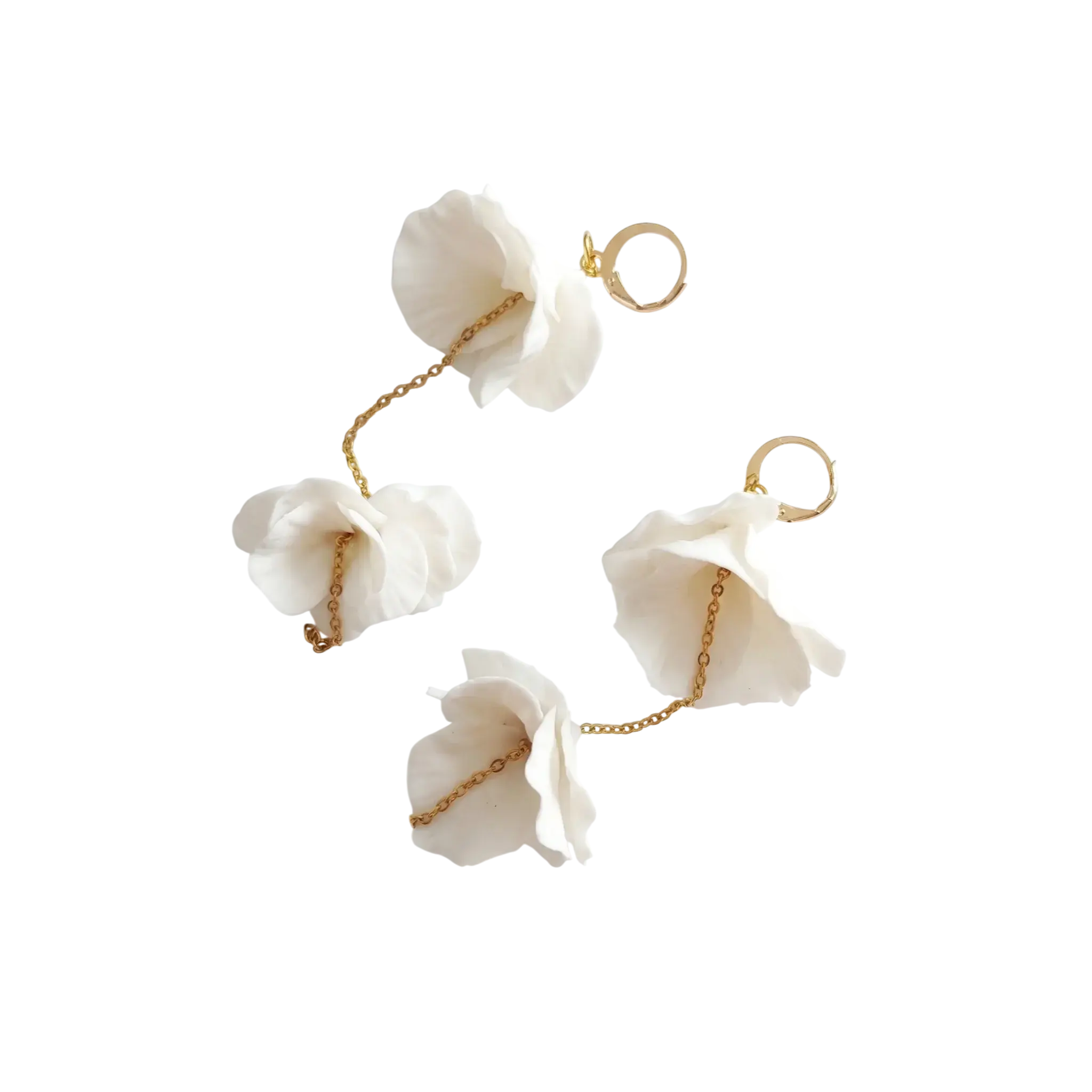 Chain Bloom Duo  - Artisan Couture  Küpe  | JAYA