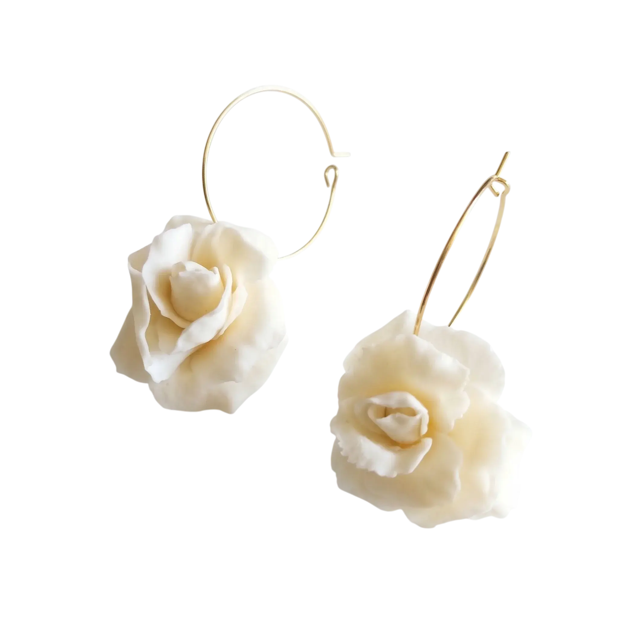 Pure Rose Hoops  - Artisan Couture  Küpe  | JAYA