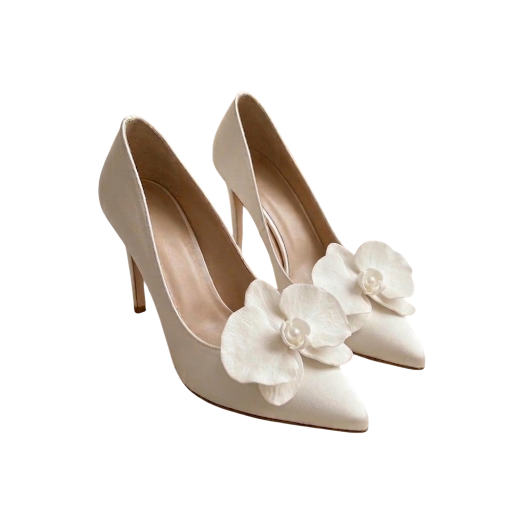 Orchid Ascent: Bridal Shoe Clips
