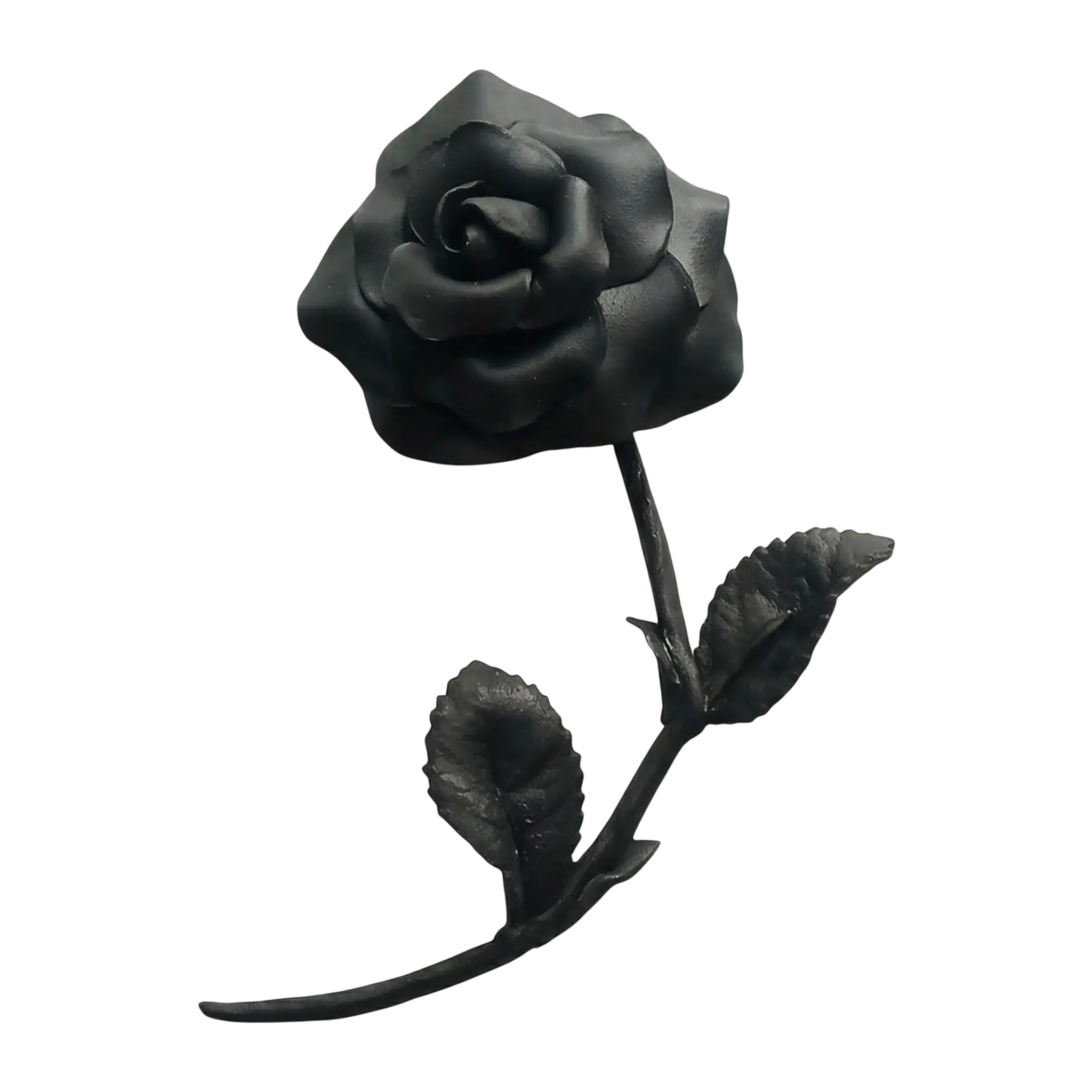 Noir Rose Sculpture  - Artisan Couture  Broş  | JAYA