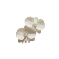 Moonlight Orchid Hair Jewel  - Artisan Couture  Toka  | JAYA