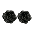 Noir Rose Duo  - Artisan Couture  Broş  | JAYA