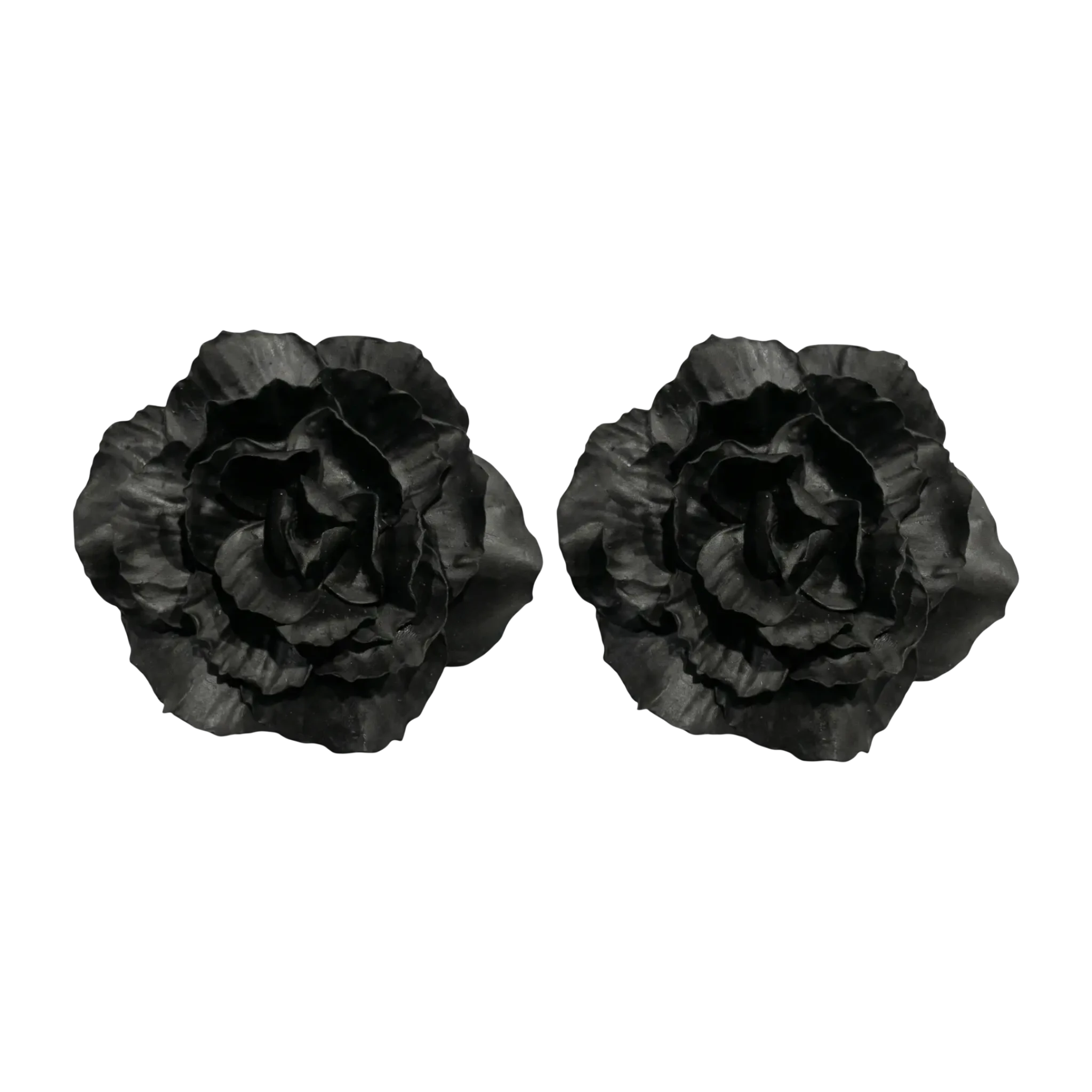 Noir Rose Duo  - Artisan Couture  Broş  | JAYA