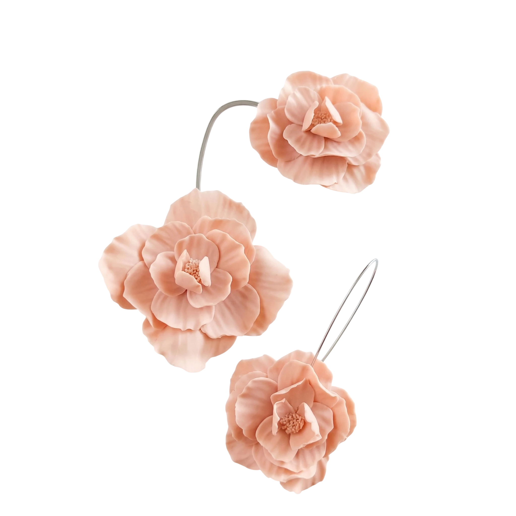 Soft Blossom Trio  - Artisan Couture  Küpe  | JAYA