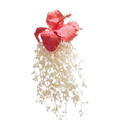 Coral Bloom Cascade  - Artisan Couture  Broş  | JAYA