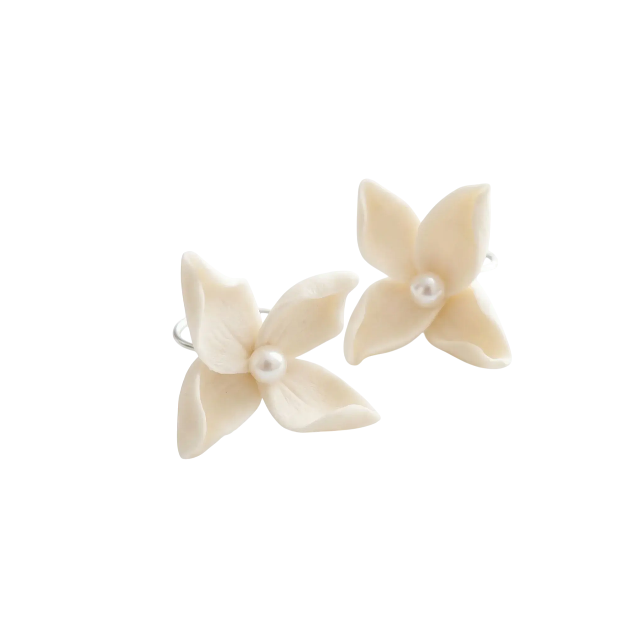 Pure Pearl Petals  - Artisan Couture  Küpe  | JAYA