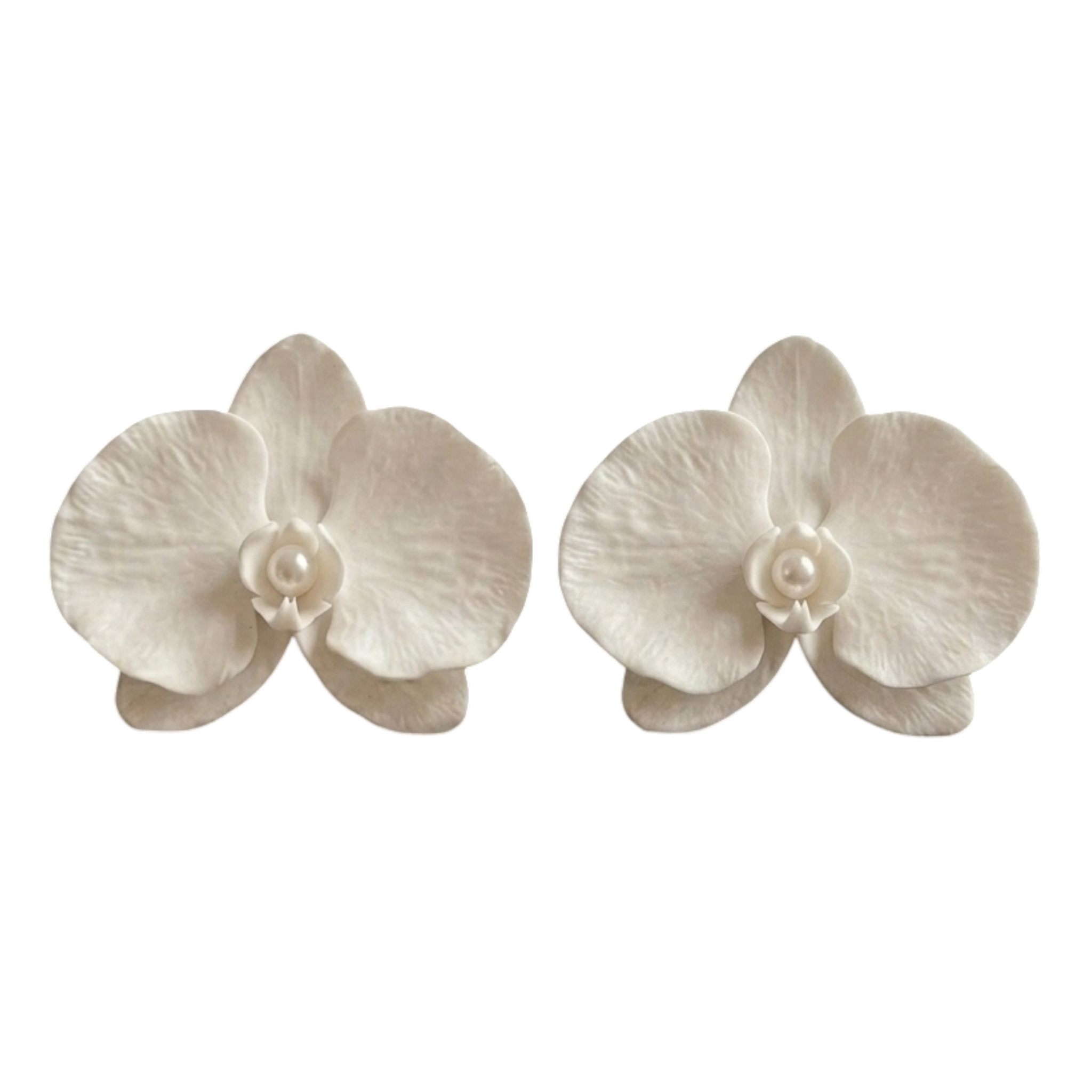 Orchid Ascent: Bridal Shoe Clips
